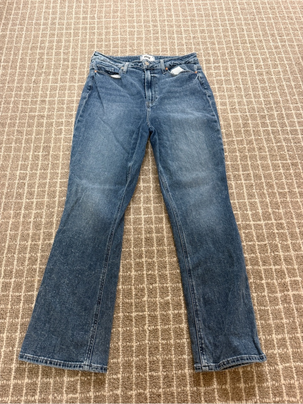 PAIGE Dark Blue Flare Jeans